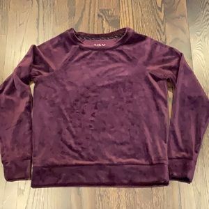 Marc New York velvet crew neck
